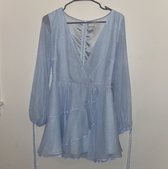 Selfie Leslie Chiffon Mini Dress - Picture 6 of 10